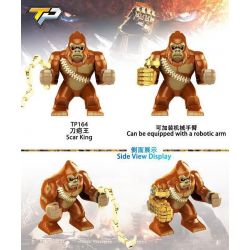 TP 164 GODZILLA VS KONG 2 SCAR KING MINIFIGURE bộ đồ chơi xếp lắp ráp ghép mô hình Movie & Game Phim Và Trò Chơi