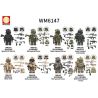 WM 2439 2440 2441 2442 6147 2435 2436 2437 2438 LỰC LƯỢNG ĐẶC BIỆT MINIFIGURES 8 LOẠI bộ đồ chơi xếp lắp ráp ghép mô hình Military Army Quân Sự Bộ Đội