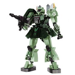 FORANGE FC1542 1542 MECHA NĂNG LƯỢNG CAO 2.0 ÁO GIÁP XANH CỔ XƯA bộ đồ chơi xếp lắp ráp ghép mô hình 315 khối