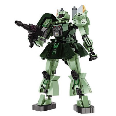 FORANGE FC1542 1542 MECHA NĂNG LƯỢNG CAO 2.0 ÁO GIÁP XANH CỔ XƯA bộ đồ chơi xếp lắp ráp ghép mô hình 315 khối