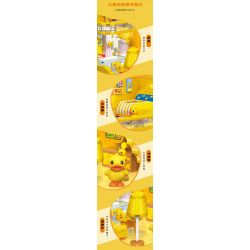 BALODY 21279 CĂN HỘ VỊT VÀNG NHỎ bộ đồ chơi xếp lắp ráp ghép mô hình Movie & Game Phim Và Trò Chơi 557 khối