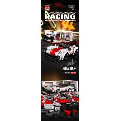 BEAUTY AND 13080 XE PORSCHE 911 6 CỬA bộ đồ chơi xếp lắp ráp ghép mô hình Speed Champions Racing Cars Đua Xe Công Thức 530 khối