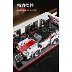 BEAUTY AND 13080 XE PORSCHE 911 6 CỬA bộ đồ chơi xếp lắp ráp ghép mô hình Speed Champions Racing Cars Đua Xe Công Thức 530 khối