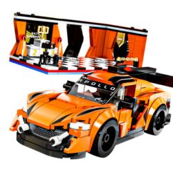 BEAUTY AND 13081 XE SÁU LƯỚI APOLLO bộ đồ chơi xếp lắp ráp ghép mô hình Speed Champions Racing Cars Đua Xe Công Thức 518 khối