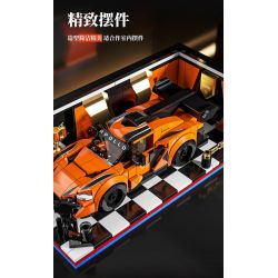 BEAUTY AND 13081 XE SÁU LƯỚI APOLLO bộ đồ chơi xếp lắp ráp ghép mô hình Speed Champions Racing Cars Đua Xe Công Thức 518 khối