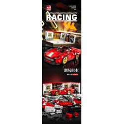 BEAUTY AND 13082 XE SÁU LƯỚI FERRARI bộ đồ chơi xếp lắp ráp ghép mô hình Speed Champions Racing Cars Đua Xe Công Thức 530 khối