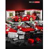 BEAUTY AND 13082 XE SÁU LƯỚI FERRARI bộ đồ chơi xếp lắp ráp ghép mô hình Speed Champions Racing Cars Đua Xe Công Thức 530 khối
