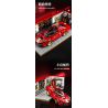 BEAUTY AND 13082 XE SÁU LƯỚI FERRARI bộ đồ chơi xếp lắp ráp ghép mô hình Speed Champions Racing Cars Đua Xe Công Thức 530 khối