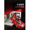 BEAUTY AND 13082 XE SÁU LƯỚI FERRARI bộ đồ chơi xếp lắp ráp ghép mô hình Speed Champions Racing Cars Đua Xe Công Thức 530 khối