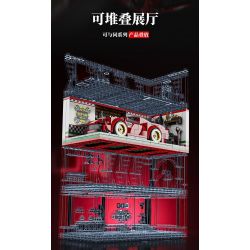 BEAUTY AND 13082 XE SÁU LƯỚI FERRARI bộ đồ chơi xếp lắp ráp ghép mô hình Speed Champions Racing Cars Đua Xe Công Thức 530 khối