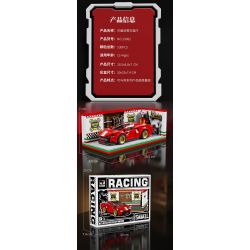 BEAUTY AND 13082 XE SÁU LƯỚI FERRARI bộ đồ chơi xếp lắp ráp ghép mô hình Speed Champions Racing Cars Đua Xe Công Thức 530 khối