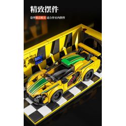 BEAUTY AND 13083 XE SÁU KHUNG MCLAREN GT bộ đồ chơi xếp lắp ráp ghép mô hình Speed Champions Racing Cars Đua Xe Công Thức 489 khối