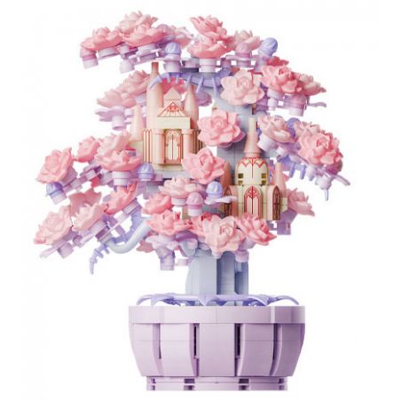 GEKKOSHA 802806 MÙA HOA ANH ĐÀO GIẤC MƠ bộ đồ chơi xếp lắp ráp ghép mô hình CHERRY BLOSSOM SEASON