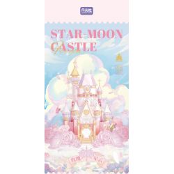 GEKKOSHA 804236 TINH VÂN HOA HỒNG bộ đồ chơi xếp lắp ráp ghép mô hình STAR MOON CASTLE 1728 khối