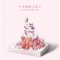 GEKKOSHA 804236 TINH VÂN HOA HỒNG bộ đồ chơi xếp lắp ráp ghép mô hình STAR MOON CASTLE 1728 khối