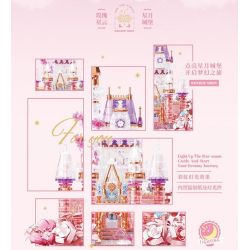 GEKKOSHA 804236 TINH VÂN HOA HỒNG bộ đồ chơi xếp lắp ráp ghép mô hình STAR MOON CASTLE 1728 khối