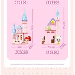 SEMBO 616202 616203 616204 616201 DỄ THƯƠNG TUYỆT VỜI LÂU ĐÀI HÀNH TINH CẢM XÚC 4 MÔ HÌNH TIỀN SẢNH GƯƠNG MA THUẬT TÌNH YÊU ĐỈNH HAOHAO NHÀ KÍNH HOÀNG GIA ĐAM MÊ LỚP HỌC TRUNG THỰC bộ đồ chơi xếp lắp ráp ghép mô hình Movie & Game Phim Và Trò Chơi 582 khối