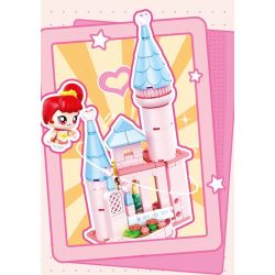 SEMBO 616202 616203 616204 616201 DỄ THƯƠNG TUYỆT VỜI LÂU ĐÀI HÀNH TINH CẢM XÚC 4 MÔ HÌNH TIỀN SẢNH GƯƠNG MA THUẬT TÌNH YÊU ĐỈNH HAOHAO NHÀ KÍNH HOÀNG GIA ĐAM MÊ LỚP HỌC TRUNG THỰC bộ đồ chơi xếp lắp ráp ghép mô hình Movie & Game Phim Và Trò Chơi 582 khối