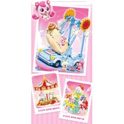 SEMBO 616207 CÔNG VIÊN GIẢI TRÍ TUYỆT VỜI VÀ DỄ THƯƠNG NHỮNG CHIẾC XE THUYỀN BẬP BÊNH bộ đồ chơi xếp lắp ráp ghép mô hình Movie & Game Phim Và Trò Chơi 716 khối