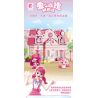 SEMBO 616208 TUYỆT VỜI VÀ DỄ THƯƠNG LOVE ROSE BAKERY bộ đồ chơi xếp lắp ráp ghép mô hình Movie & Game Phim Và Trò Chơi 1334 khối