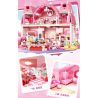 SEMBO 616208 TUYỆT VỜI VÀ DỄ THƯƠNG LOVE ROSE BAKERY bộ đồ chơi xếp lắp ráp ghép mô hình Movie & Game Phim Và Trò Chơi 1334 khối