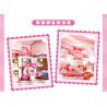 SEMBO 616208 TUYỆT VỜI VÀ DỄ THƯƠNG LOVE ROSE BAKERY bộ đồ chơi xếp lắp ráp ghép mô hình Movie & Game Phim Và Trò Chơi 1334 khối