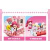 SEMBO 616208 TUYỆT VỜI VÀ DỄ THƯƠNG LOVE ROSE BAKERY bộ đồ chơi xếp lắp ráp ghép mô hình Movie & Game Phim Và Trò Chơi 1334 khối