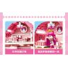 SEMBO 616208 TUYỆT VỜI VÀ DỄ THƯƠNG LOVE ROSE BAKERY bộ đồ chơi xếp lắp ráp ghép mô hình Movie & Game Phim Và Trò Chơi 1334 khối