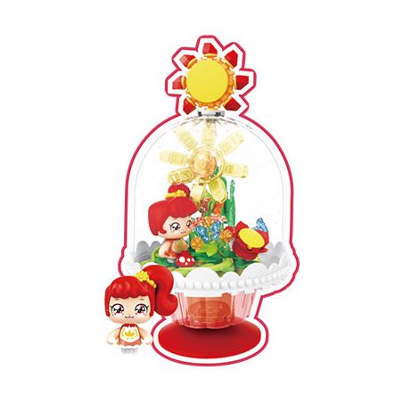 SEMBO 616210 ĐAM MÊ VÀ DỄ THƯƠNG CHAI THỜI GIAN LÚC NẮNG ẤM bộ đồ chơi xếp lắp ráp ghép mô hình Movie & Game Phim Và Trò Chơi 143 khối