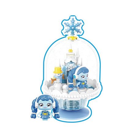 SEMBO 616212 THẬT DỄ THƯƠNG CHAI THỜI GIAN BĂNG VÀ TUYẾT bộ đồ chơi xếp lắp ráp ghép mô hình Movie & Game Phim Và Trò Chơi 125 khối