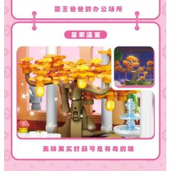 SEMBO 616217 TUYỆT VỜI VÀ DỄ THƯƠNG PHIÊN BẢN DELUXE PLANET CASTLE bộ đồ chơi xếp lắp ráp ghép mô hình Movie & Game Phim Và Trò Chơi 1622 khối