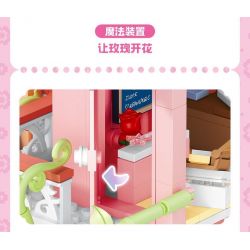 SEMBO 616217 TUYỆT VỜI VÀ DỄ THƯƠNG PHIÊN BẢN DELUXE PLANET CASTLE bộ đồ chơi xếp lắp ráp ghép mô hình Movie & Game Phim Và Trò Chơi 1622 khối