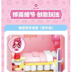 SEMBO 616217 TUYỆT VỜI VÀ DỄ THƯƠNG PHIÊN BẢN DELUXE PLANET CASTLE bộ đồ chơi xếp lắp ráp ghép mô hình Movie & Game Phim Và Trò Chơi 1622 khối