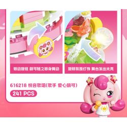 SEMBO 616218 TUYỆT VỜI MENGKE BUỔI HÒA NHẠC HÁT YUEYIN bộ đồ chơi xếp lắp ráp ghép mô hình Movie & Game Phim Và Trò Chơi 241 khối