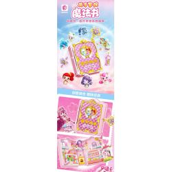 SEMBO 616222 MENKE TUYỆT VỜI CUỐN SÁCH MA THUẬT CỦA HỌC VIỆN bộ đồ chơi xếp lắp ráp ghép mô hình Movie & Game Phim Và Trò Chơi 650 khối