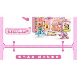 SEMBO 616222 MENKE TUYỆT VỜI CUỐN SÁCH MA THUẬT CỦA HỌC VIỆN bộ đồ chơi xếp lắp ráp ghép mô hình Movie & Game Phim Và Trò Chơi 650 khối