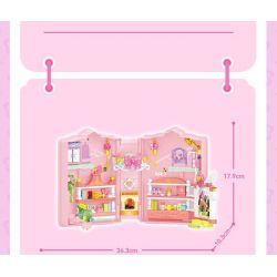 SEMBO 616222 MENKE TUYỆT VỜI CUỐN SÁCH MA THUẬT CỦA HỌC VIỆN bộ đồ chơi xếp lắp ráp ghép mô hình Movie & Game Phim Và Trò Chơi 650 khối