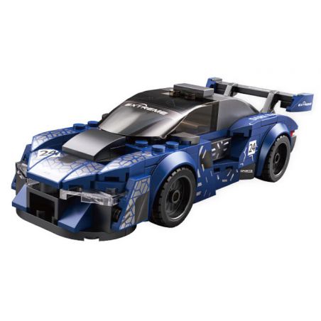 CADA DOUBLEE C55051 55051 BÓNG ĐÊM TỐI TĂM bộ đồ chơi xếp lắp ráp ghép mô hình Speed Champions Racing Cars Đua Xe Công Thức 162 khối
