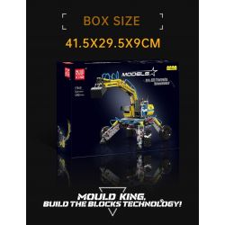 MouldKing 17060 Mould King 17060 MÁY XÚC MỌI ĐỊA HÌNH bộ đồ chơi xếp lắp ráp ghép mô hình Technic PNEUMATIC ALL-TERRAIN EXCAVATOR Kỹ Thuật Công Nghệ Cao Mô Hình Phương Tiện 1392 khối