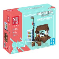 MouldKing 24026 Mould King 24026 MINI QUẦY MÌ RAMEN VÀ MÁY BÁN HÀNG TỰ ĐỘNG bộ đồ chơi xếp lắp ráp ghép mô hình City Thành Phố 256 khối