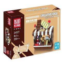 MouldKing 24027 Mould King 24027 MINI CỬA HÀNG SÔ CÔ LA NHỎ bộ đồ chơi xếp lắp ráp ghép mô hình City Thành Phố 255 khối