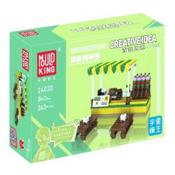 MouldKing 24030 Mould King 24030 MINI QUẦY KEBAB bộ đồ chơi xếp lắp ráp ghép mô hình City Thành Phố 243 khối