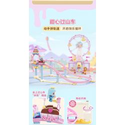 QMAN ENLIGHTEN KEEPPLEY 31018 SÂN CHƠI TÌNH YÊU TỎA SÁNG bộ đồ chơi xếp lắp ráp ghép mô hình Girl Con Gái 901 khối