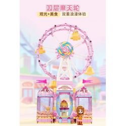 QMAN ENLIGHTEN KEEPPLEY 31018 SÂN CHƠI TÌNH YÊU TỎA SÁNG bộ đồ chơi xếp lắp ráp ghép mô hình Girl Con Gái 901 khối