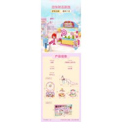 QMAN ENLIGHTEN KEEPPLEY 31018 SÂN CHƠI TÌNH YÊU TỎA SÁNG bộ đồ chơi xếp lắp ráp ghép mô hình Girl Con Gái 901 khối