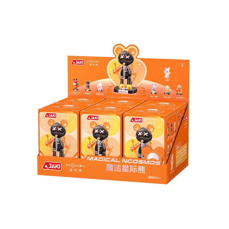 JAKI JK6258 6258 HỘP MÙ GẤU NGÔI SAO MA THUẬT bộ đồ chơi xếp lắp ráp ghép mô hình MAGIC NCOSMOS