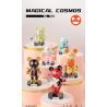 JAKI JK6258 6258 HỘP MÙ GẤU NGÔI SAO MA THUẬT bộ đồ chơi xếp lắp ráp ghép mô hình MAGIC NCOSMOS
