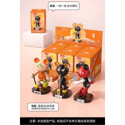 JAKI JK6258 6258 HỘP MÙ GẤU NGÔI SAO MA THUẬT bộ đồ chơi xếp lắp ráp ghép mô hình MAGIC NCOSMOS