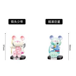 JAKI JK6258 6258 HỘP MÙ GẤU NGÔI SAO MA THUẬT bộ đồ chơi xếp lắp ráp ghép mô hình MAGIC NCOSMOS