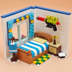 GOBRICKS G2311 2311 PHÒNG CỦA KIỀU LÃO bộ đồ chơi xếp lắp ráp ghép mô hình